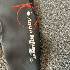 AQUA SPHERE Ironman Racer Triathlon Full Sleeve Wet Suit Size: XS With Case